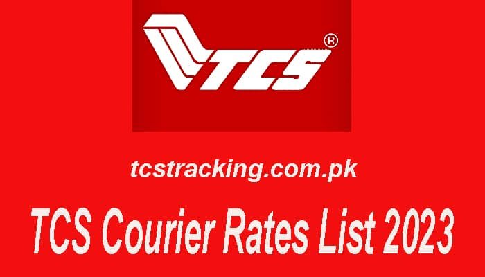 tsc courier rates list